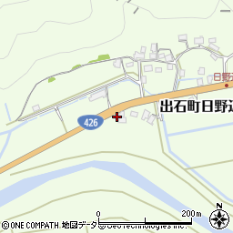 兵庫県豊岡市出石町日野辺584周辺の地図