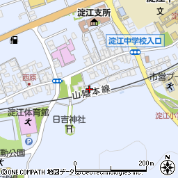 鳥取県米子市淀江町西原733-3周辺の地図