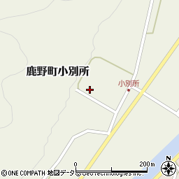 鳥取県鳥取市鹿野町小別所193周辺の地図