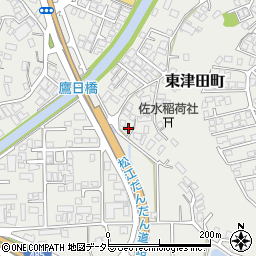 島根県松江市東津田町1933周辺の地図