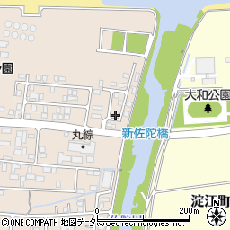 鳥取県米子市淀江町佐陀1301-11周辺の地図