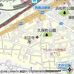 リパーク横浜久保町第９駐車場周辺の地図