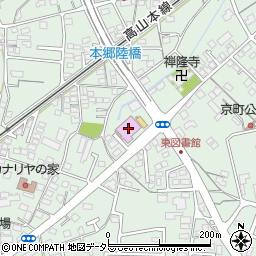 美濃加茂市東図書館周辺の地図