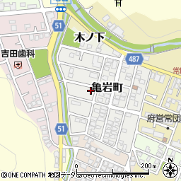 京都府舞鶴市亀岩町29周辺の地図