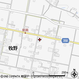 岐阜県美濃加茂市牧野2733周辺の地図