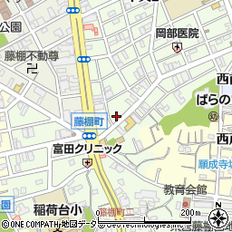 ふらんすやま藤棚店周辺の地図