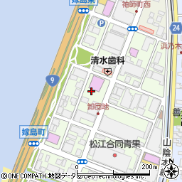 クローバー薬局　嫁島店周辺の地図