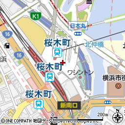 WINE HALL 元町倶楽部 CIAL桜木町店周辺の地図