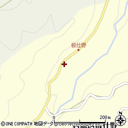 兵庫県美方郡香美町村岡区板仕野202周辺の地図