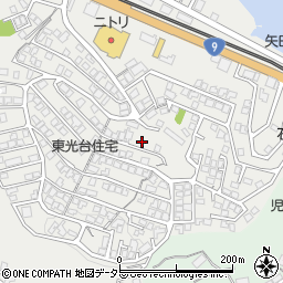 島根県松江市東津田町2168-66周辺の地図