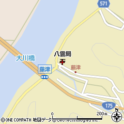 舞鶴八雲郵便局周辺の地図
