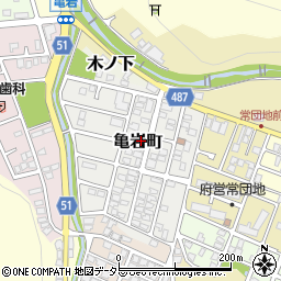 京都府舞鶴市亀岩町72周辺の地図