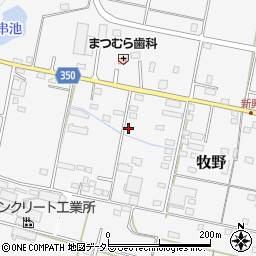 岐阜県美濃加茂市牧野2470周辺の地図