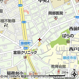 【フォトスポット】藤棚一番街商店街周辺の地図