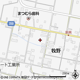 岐阜県美濃加茂市牧野2481-3周辺の地図