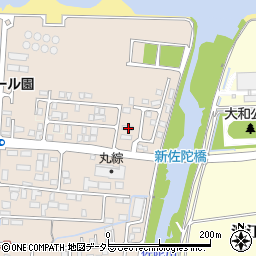 鳥取県米子市淀江町佐陀1314-5周辺の地図