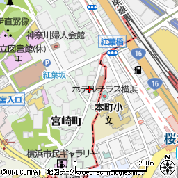神奈川県横浜市西区宮崎町47周辺の地図