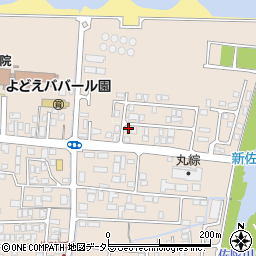 鳥取県米子市淀江町佐陀1333-17周辺の地図