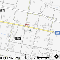 岐阜県美濃加茂市牧野2502周辺の地図