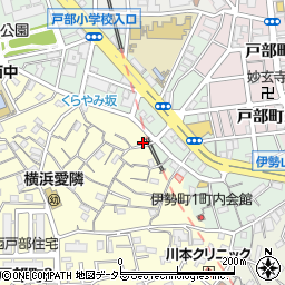 神奈川県横浜市西区西戸部町2丁目163周辺の地図