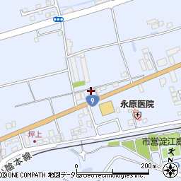 鳥取県米子市淀江町西原1097-3周辺の地図