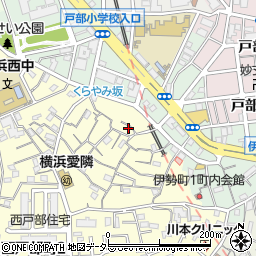 神奈川県横浜市西区西戸部町2丁目162周辺の地図