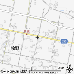 岐阜県美濃加茂市牧野2504周辺の地図