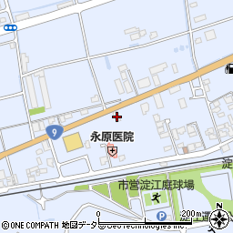 鳥取県米子市淀江町西原1105-1周辺の地図