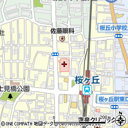 桜ヶ丘中央病院周辺の地図