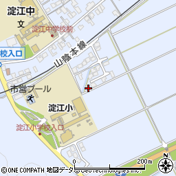 鳥取県米子市淀江町西原185-9周辺の地図