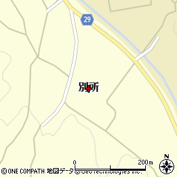 鳥取県東伯郡湯梨浜町別所周辺の地図