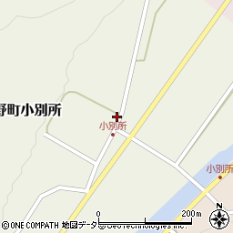 鳥取県鳥取市鹿野町小別所188周辺の地図