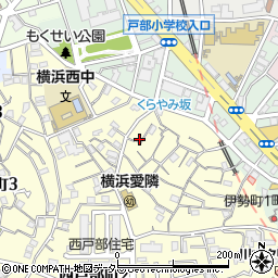 神奈川県横浜市西区西戸部町2丁目152周辺の地図