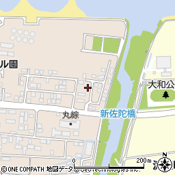鳥取県米子市淀江町佐陀1301-9周辺の地図