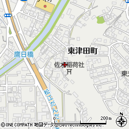 島根県松江市東津田町1927周辺の地図