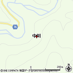 神奈川県足柄上郡山北町中川周辺の地図