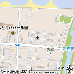 鳥取県米子市淀江町佐陀1333-36周辺の地図