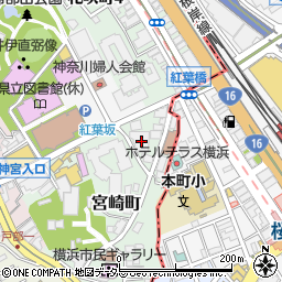 神奈川県横浜市西区宮崎町56周辺の地図