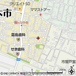 神奈川県厚木市緑ヶ丘1丁目周辺の地図