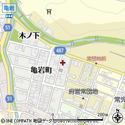 京都府舞鶴市亀岩町132周辺の地図