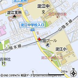 鳥取県米子市淀江町西原321-18周辺の地図