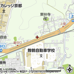 京都府舞鶴市上安671-8周辺の地図