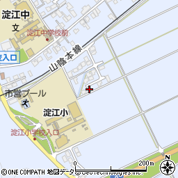 鳥取県米子市淀江町西原185-8周辺の地図