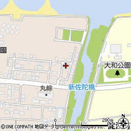鳥取県米子市淀江町佐陀1301-14周辺の地図