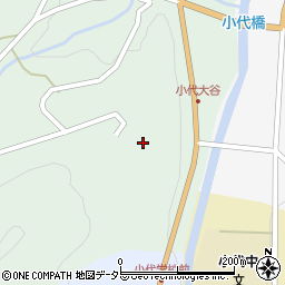 兵庫県美方郡香美町小代区大谷399周辺の地図