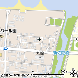 鳥取県米子市淀江町佐陀1323-15周辺の地図