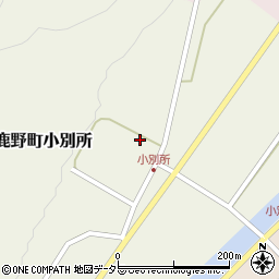 鳥取県鳥取市鹿野町小別所200周辺の地図