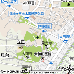 神戸町公園周辺の地図