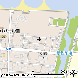 鳥取県米子市淀江町佐陀1328-1周辺の地図