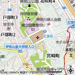 神奈川県立青少年センター周辺の地図